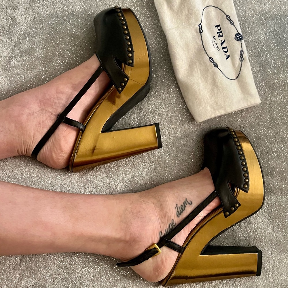 Prada Clog shoes SZ 38 - Picture 5 of 10
